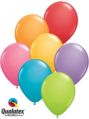 11" Festive Assorted Latex Balloons 100pk