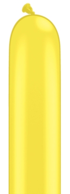 Qualatex 260Q Yellow Latex Modelling Balloons 100pk