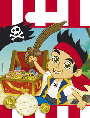 Jake And The Neverland Pirates Party Bags 6pk