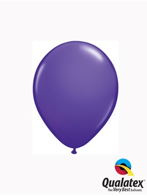Qualatex Fashion 5" Purple Violet Latex Balloons 100pk