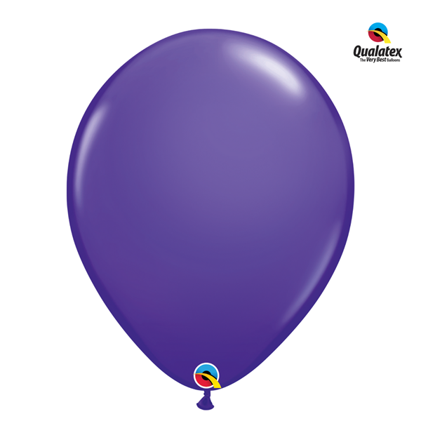 Qualatex 16" Purple Violet Latex Balloons - 50pk