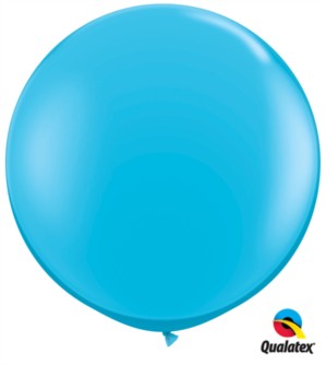 Qualatex 3ft Robin's Egg Blue Round Latex Balloons 2pk