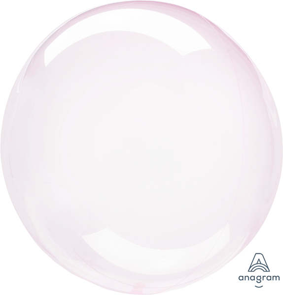 Anagram Crystal Clearz 18 - 22" Light Pink Balloon (Pkgd)