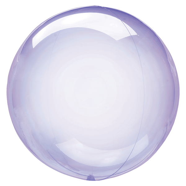 Anagram Crystal Clearz 18" Purple (Pkgd)