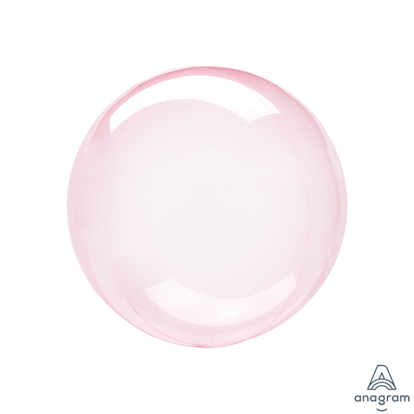 Anagram Crystal Clearz Petite 12" Dark Pink (Pkgd)