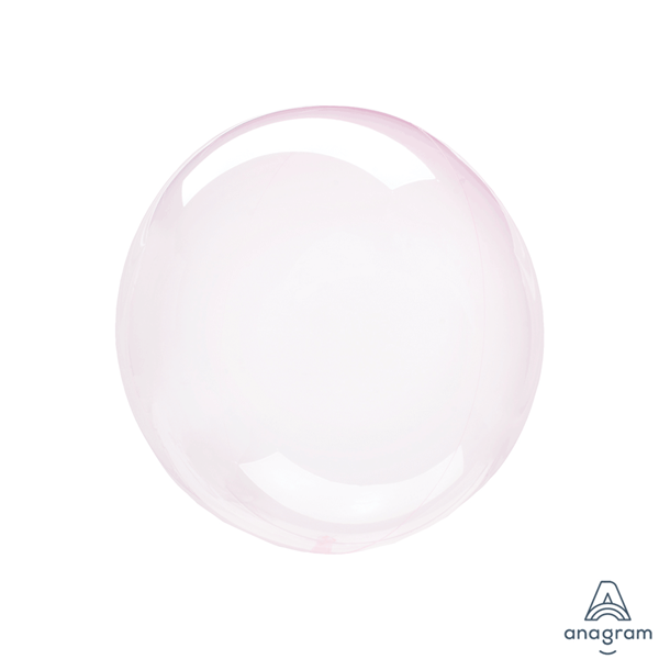 Anagram Crystal Clearz Petite 10" - 12" Light Pink (Pkgd)