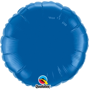 Dark Blue 18" Round Foil Balloon