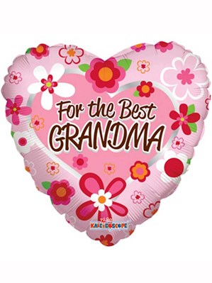 Mother's Day For the Best Grandma 18" Foil Balloon