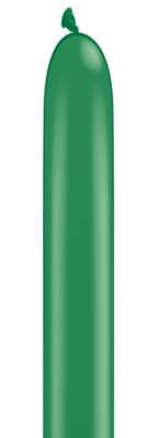 Qualatex 160Q Green Latex Modelling Balloons 100pk