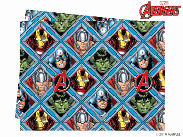 Marvel Avengers Party Reusable Plastic Tablecover