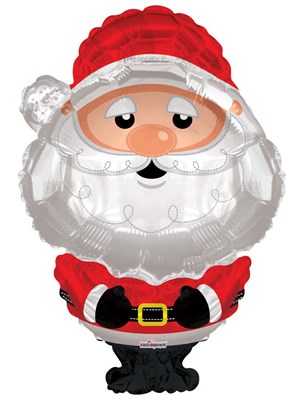 Christmas Santa Claus 36" Supershape Foil Balloon