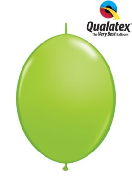 Qualatex 6" Lime Green Quick Link Latex Balloons 50pk