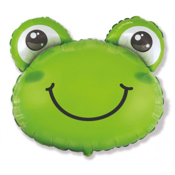 Green Frog 27" Large Foil Balloon