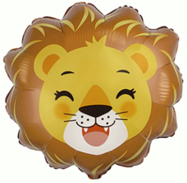 Lion Head 23" Jumbo Foil Balloon