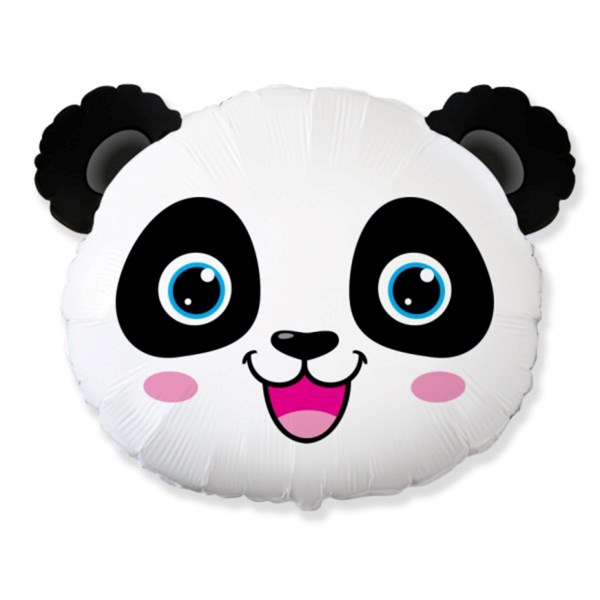 Panda Head 25" Jumbo Foil Balloon