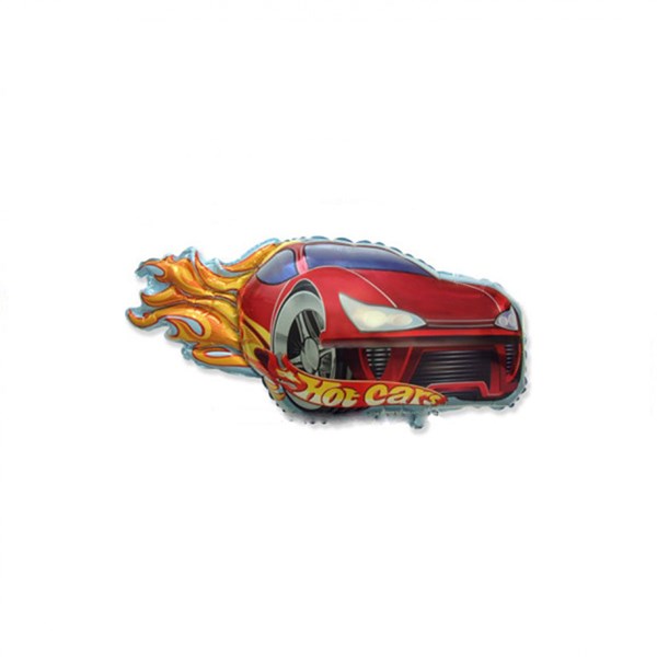 Red Racing Hot Cars 14" Mini Shape Foil Balloon