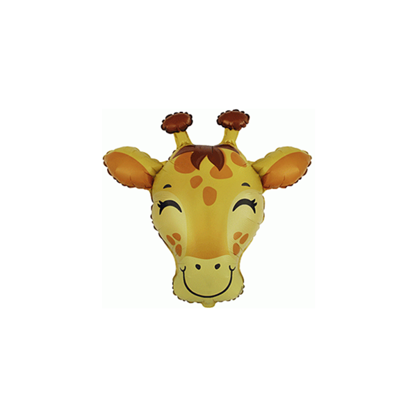 Giraffe Head 10" Mini Shape Foil Balloon