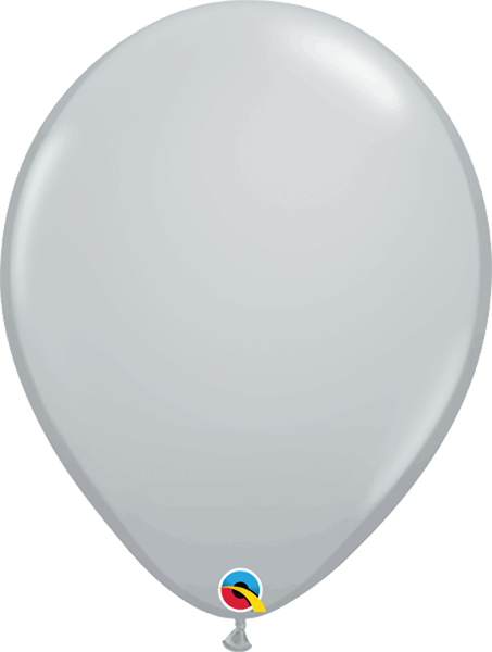 Qualatex 16" Grey Latex Balloons 50pk
