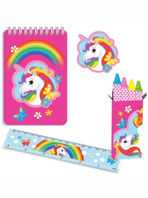 Unicorn Party Stationery Favour Pack 20pc