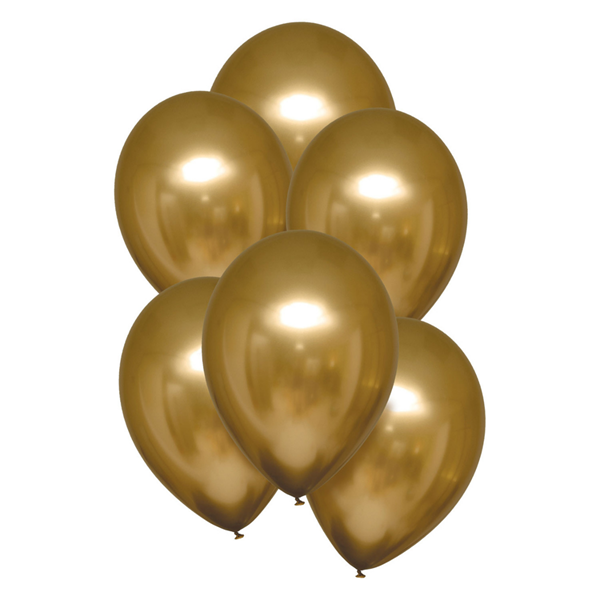 Satin Luxe Gold 11" Latex Balloons 6pk