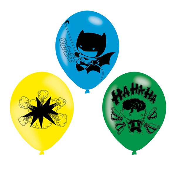 DC Batman vs Joker Latex Balloons 6pk