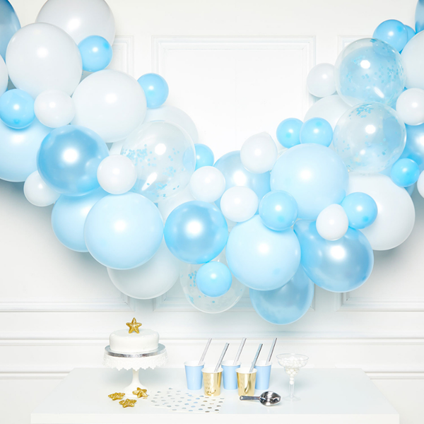 Blue DIY Latex Balloon Garland