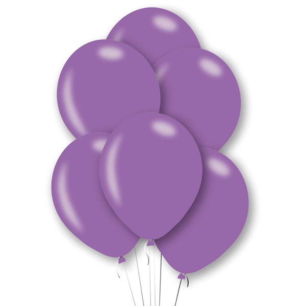 Amscan Metallic Purple 11" Latex Balloons 6pk