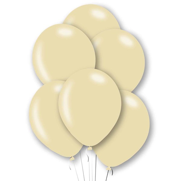 Amscan Pearl Ivory 11" Latex Balloons 6pk