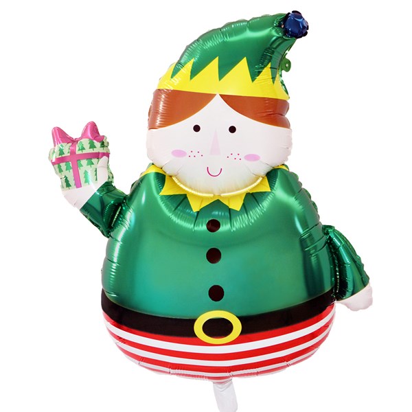 Christmas Elf Character 35" SuperShape Foil Balloon