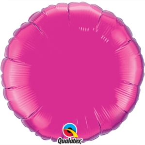 Magenta 18" Round Foil Balloon