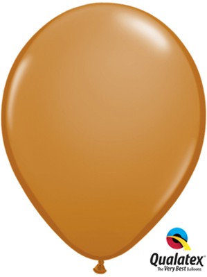 Qualatex Fashion 11" Mocha Brown Latex Balloons 100pk