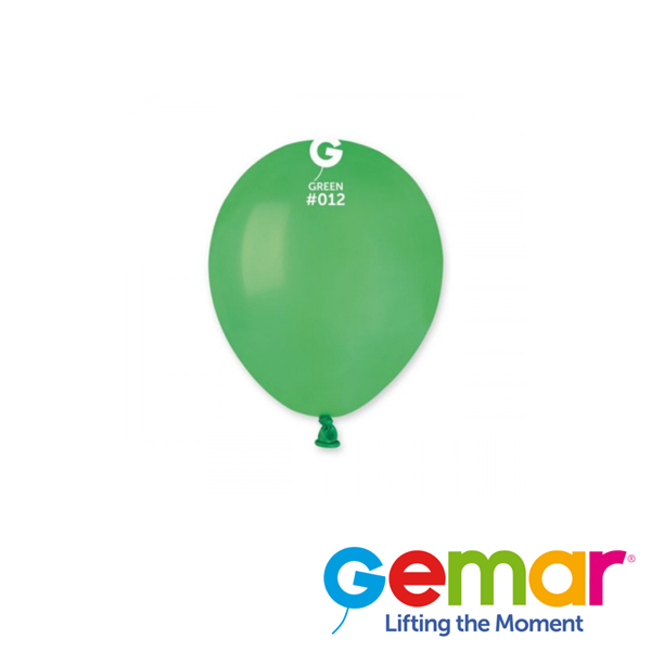 Gemar Standard Green 5" Latex Balloons 50pk