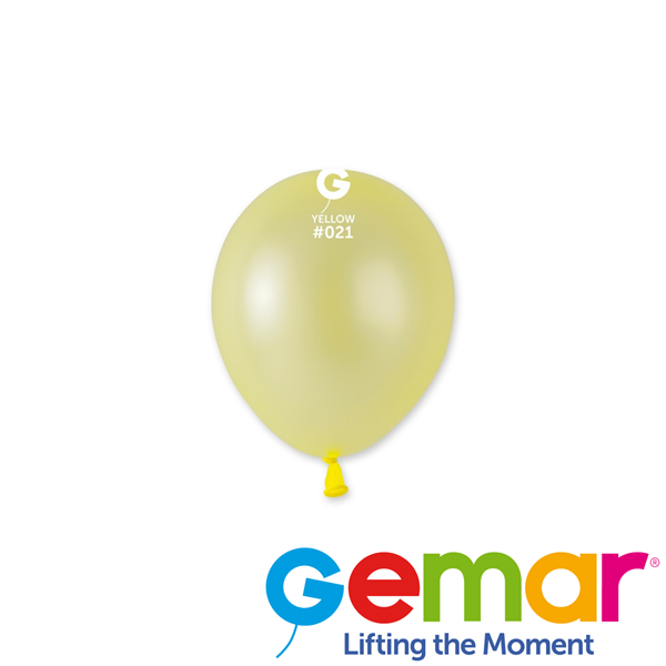 Gemar 5" Neon Yellow Latex Balloons 50pk