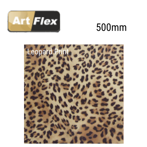Artflex Leopard Garment Vinyl 500mm