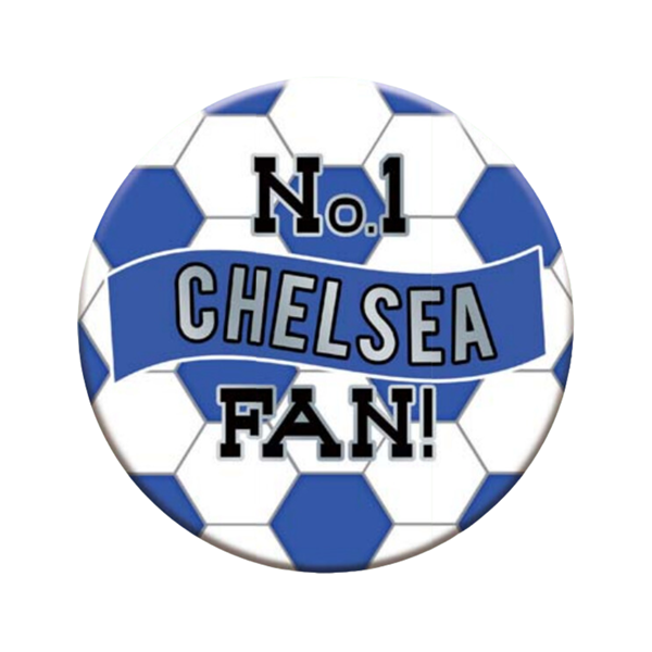 No.1 Chelsea Fan Football Jumbo Badge 15cm