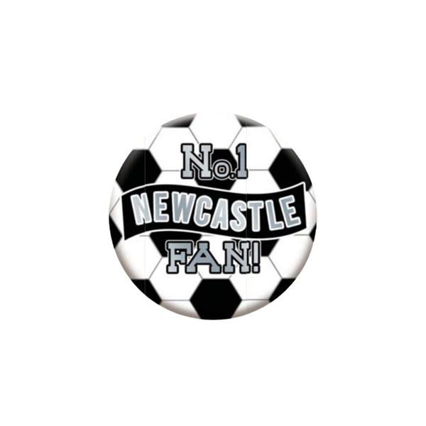 No.1 Newcastle Fan 5.5cm Football Badges 6pk