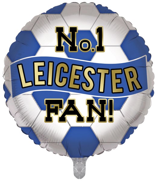 Football No.1 Leicester Fan 18" Foil Balloon