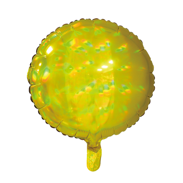 Sensations Iridescent Gold 18" Round Foil Balloon