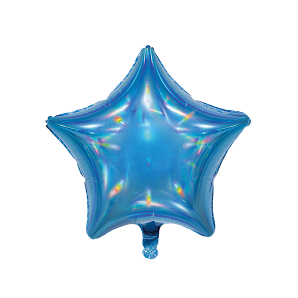 Sensations Iridescent Blue 19" Star Foil Balloon