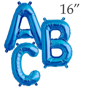 North Star Blue 16" Letter Foil Balloons