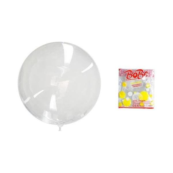 NEW 18" BoBo Clear Plastic Bubble Balloon 50pk
