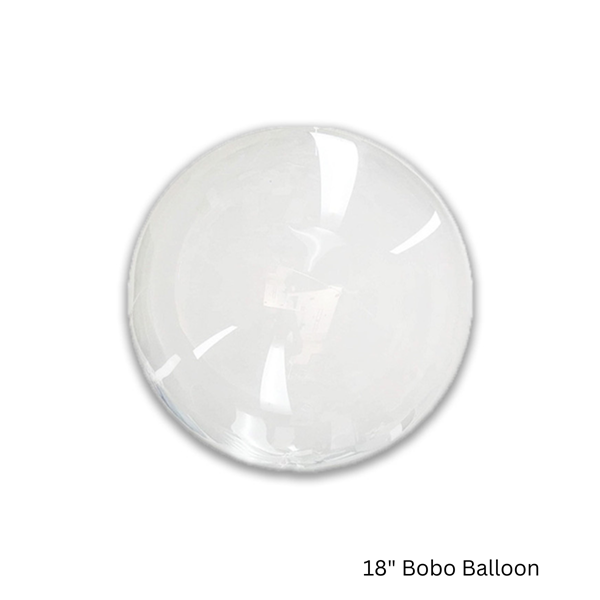 NEW 18" BoBo Clear Plastic Bubble Balloon Unpackaged