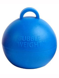 Blue Bubble Balloon Weight