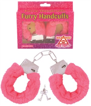 Hen Party Pink Furry Handcuffs