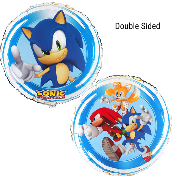 Sonic The Hedgehog 18" Double Sided Foil Balloon (Loose)