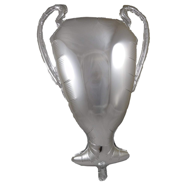 Silver Trophy 29" Large Shaped Foil Balloon (Loose)