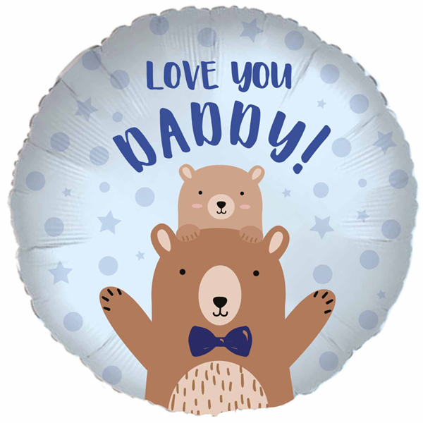 Love You Daddy Bear 18" Foil Balloon