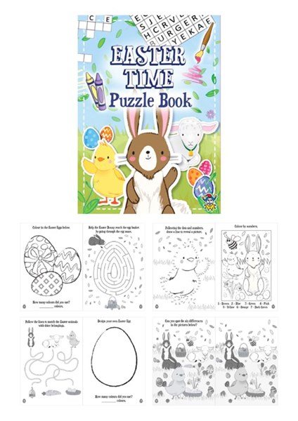 Easter Time Puzzle Books 48pk