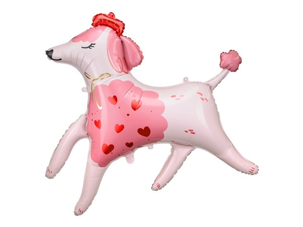 Pink Poodle 47" Large Foil Balloon