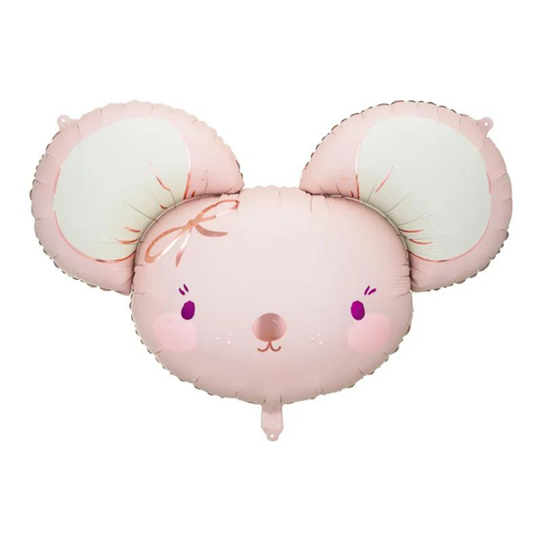 Cute Pink Mouse 38" Large Foil Balloon